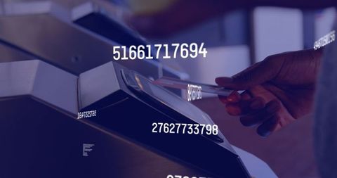 Digital payment interfaces highlighting credit card technology