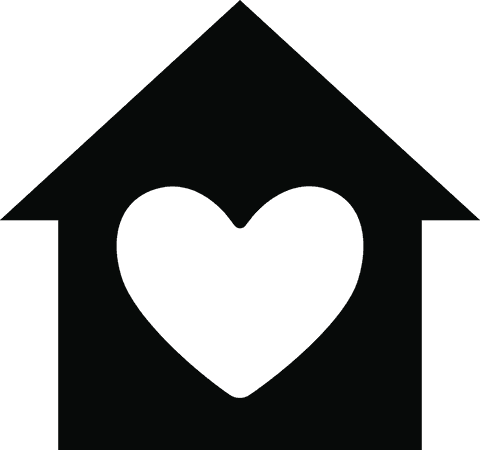 Digital House Silhouette with Heart Symbol on Transparent Background - Download Free Stock Videos Pikwizard.com