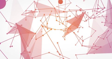 Abstract Network of Polygonal Connections - Download Free Stock Images Pikwizard.com