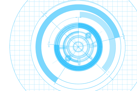 digital blue grid scope scanning on transparent background vector - Download Free Stock Videos Pikwizard.com
