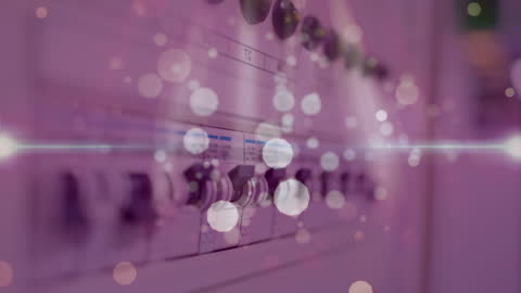 Digital Network Connections with Illuminated Data Nodes