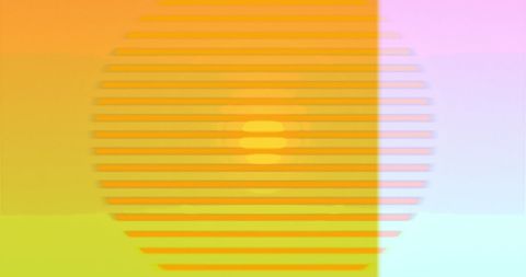 Abstract Sunrise with Geometric Circle in Minimalist Style - Download Free Stock Images Pikwizard.com