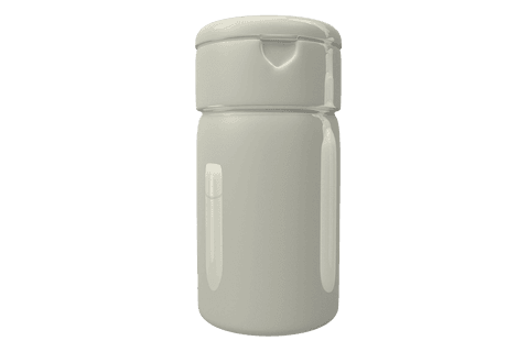 Cream bottle illustration on transparent background for beauty products