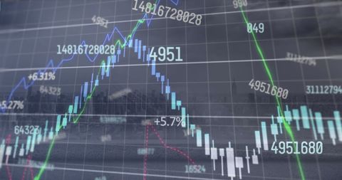 Financial Data and Stock Market Analysis with Cityscape - Download Free Stock Images Pikwizard.com