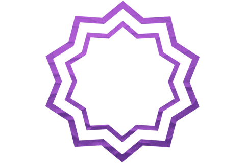 Purple Geometric Star Shape Design on Transparent Background - Download Free Stock Videos Pikwizard.com