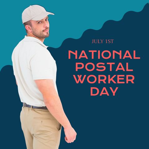 celebrating national postal worker day july 1st delivery concept - Download Free Stock Templates Pikwizard.com
