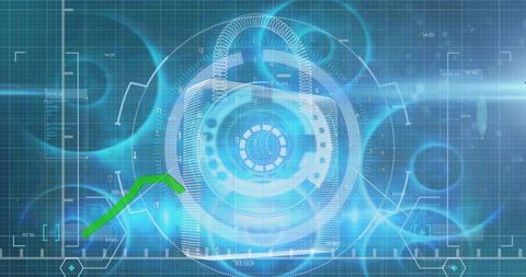 Digital Security with Financial Data Analysis Concept - Download Free Stock Images Pikwizard.com