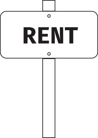Transparent Sign with 'Rent' Text on Transparent Background - Download Free Stock Videos Pikwizard.com