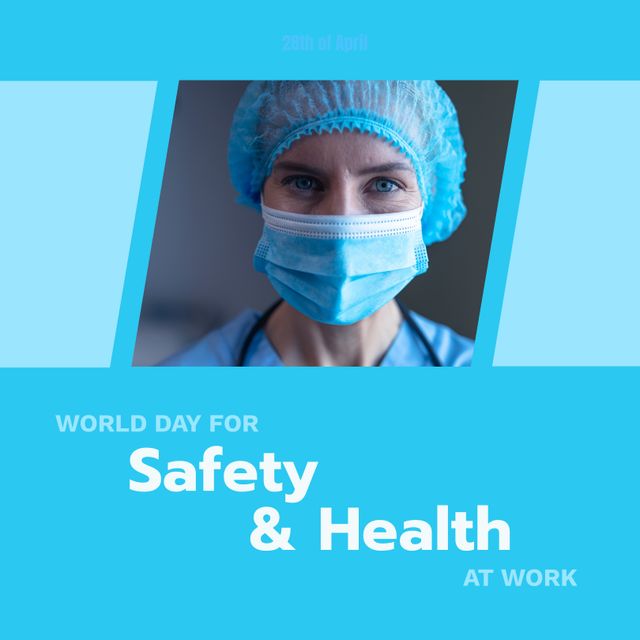 World Day for Safety and Health at Work Celebrated by Medical Professional - Download Free Stock Templates Pikwizard.com