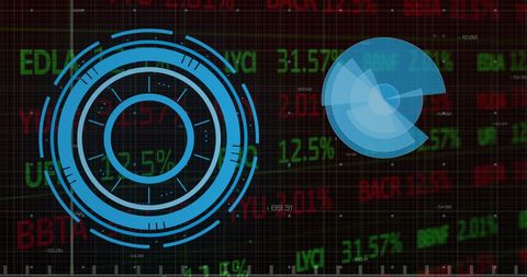 Futuristic Digital Scanners Analyzing Stock Market Trends - Download Free Stock Images Pikwizard.com