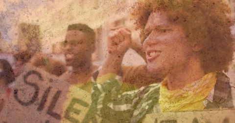 Passionate Young Demonstrators Raising Voices for Change