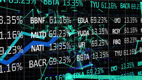 Animated Digital Data Processing and Financial Statistics