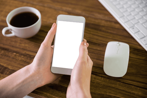 transparent smartphone screen mockup with caucasian woman’s hands - Download Free Stock Videos Pikwizard.com