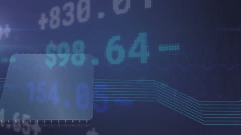 Global Finance Data Animation with Digital Effects