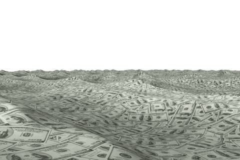Infinite Pile of Dollar Bills on Transparent Background - Download Free Stock Videos Pikwizard.com