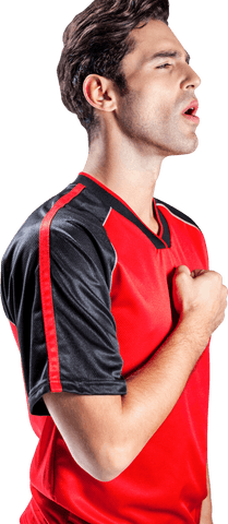 passionate sportsman singing anthem transparent background - Download Free Stock Videos Pikwizard.com