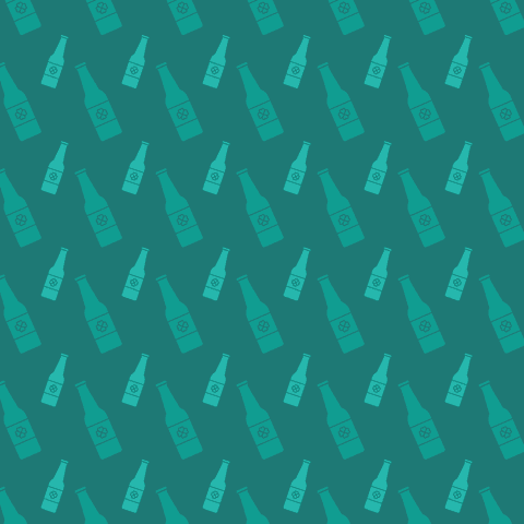 Seamless Green Bottle Pattern with Clover on Transparent Background - Download Free Stock Videos Pikwizard.com