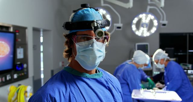 Surgeon in Operating Room Performing Surgery with Team - Download Free Stock Images Pikwizard.com