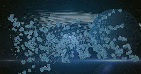 Global Digital Communication Network with Social Media Icons - Download Free Stock Images Pikwizard.com