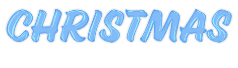 Blue Transparent Christmas Text on White Background - Download Free Stock Videos Pikwizard.com