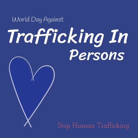 Illustration Promoting World Day Against Trafficking in Persons - Download Free Stock Templates Pikwizard.com