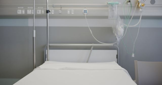 Empty Hospital Bed in Modern Medical Facility - Download Free Stock Images Pikwizard.com