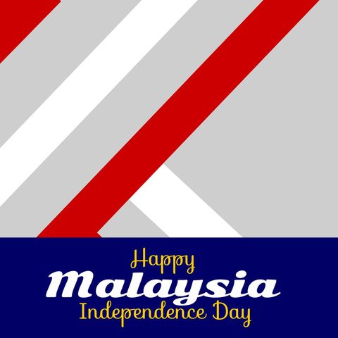 malaysia independence day celebration with vibrant red and white stripes - Download Free Stock Templates Pikwizard.com