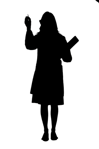 businesswoman silhouette with transparent writing gesture - Download Free Stock Videos Pikwizard.com