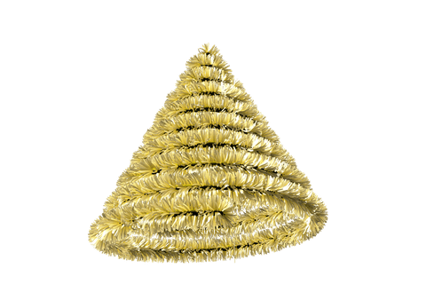 glittering tinsel christmas tree on transparent background - Download Free Stock Videos Pikwizard.com