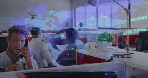 Global Data Processing in Modern Business Office