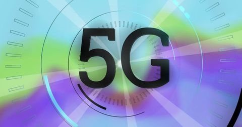 5G Network Communication Concept with Futuristic Background - Download Free Stock Images Pikwizard.com