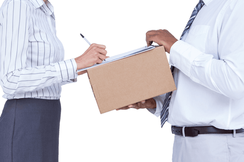 transparent business exchange with signature on package - Download Free Stock Videos Pikwizard.com