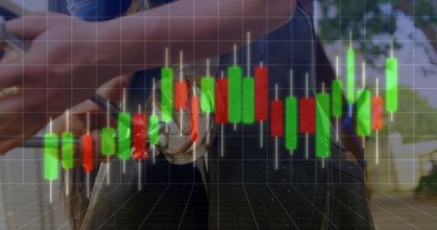 Analyzing Cryptocurrency Market Trends with Candlestick Chart Overlay