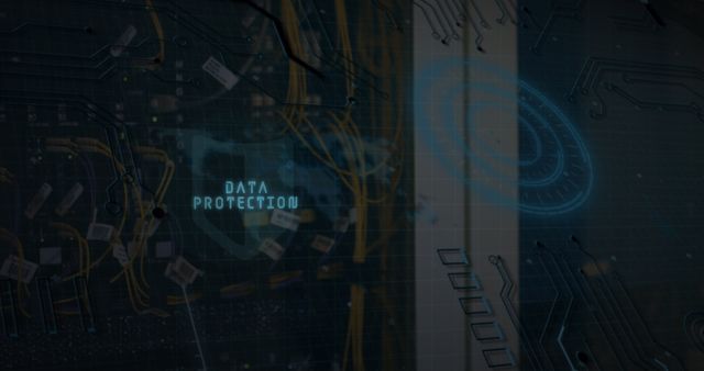 Cybersecurity Concept Showing Data Protection and Digital Shield - Download Free Stock Images Pikwizard.com