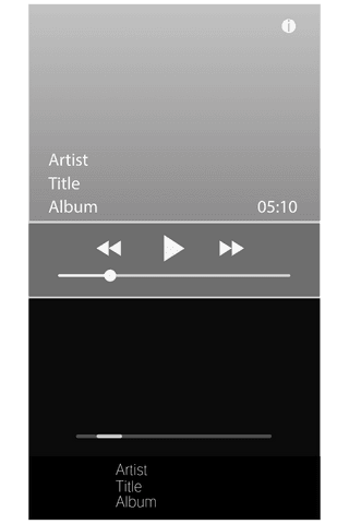 minimalist transparent music player interface illustration - Download Free Stock Videos Pikwizard.com