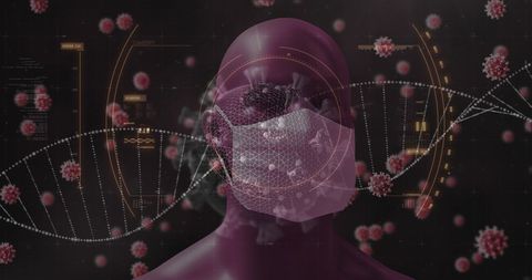 Futuristic Pandemic DNA Analysis with Masked Human