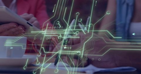 Team Collaboration with Digital Circuit Interface Overlay