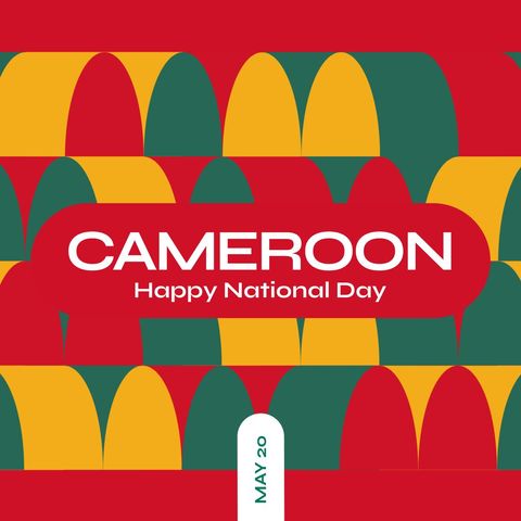 cameroon national day celebration graphic design - Download Free Stock Templates Pikwizard.com