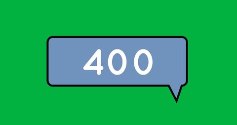 Digital Chat Bubble with Increasing Number on Green Background - Download Free Stock Images Pikwizard.com