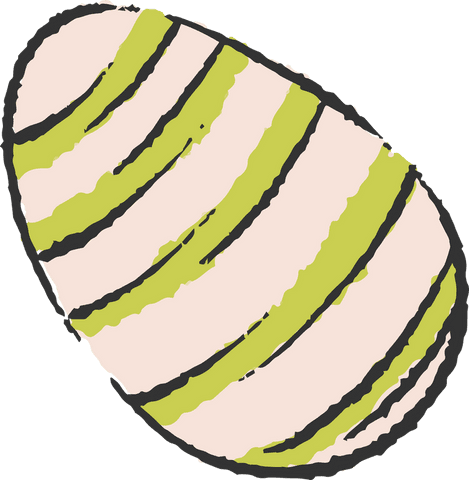 hand-painted oval with stripes on transparent background - Download Free Stock Videos Pikwizard.com