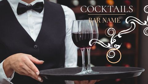 luxury wine presentation for upscale events - Download Free Stock Templates Pikwizard.com