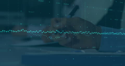 Financial Data Processing with Business Executive Analyzing Reports