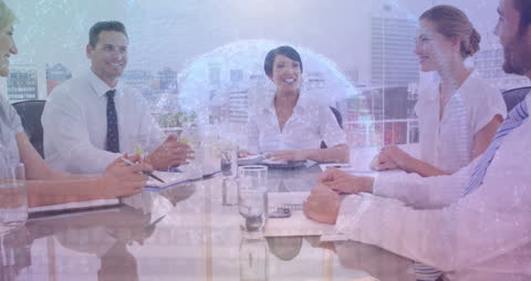 Business Discussion Enhanced by Digital Globe and Financial Data