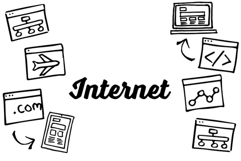 internet connection icons set on transparent background - Download Free Stock Videos Pikwizard.com