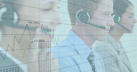 Call Center Agents with Financial Analytics Overlay