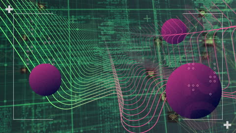 Abstract Technology Digital Data Flow Animation