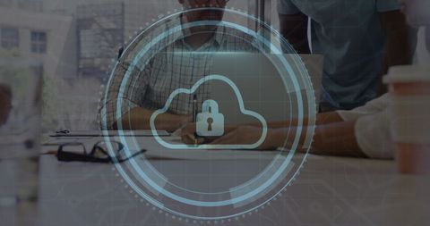 Secure Cloud Technology in Modern Business Environment - Download Free Stock Images Pikwizard.com