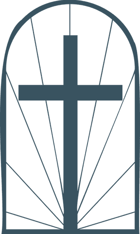 christian cross icon in gothic arch with radiating rays transparent background - Download Free Stock Videos Pikwizard.com