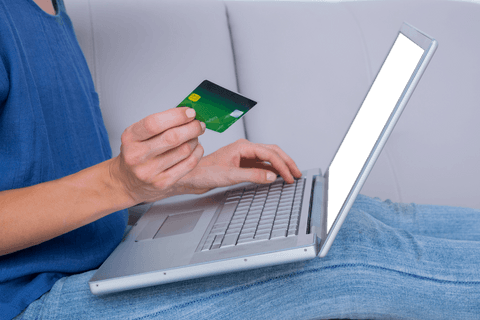 woman shopping online with credit card and laptop - Download Free Stock Videos Pikwizard.com