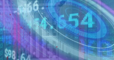Digital Code Projection Over Server Room Reflects Global Economy Trends - Download Free Stock Images Pikwizard.com